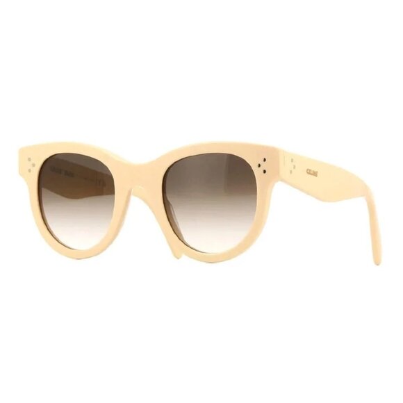 NEW CELINE SUNGLASSES  IVORY BROWN WOMEN EYEWEAR CELINE